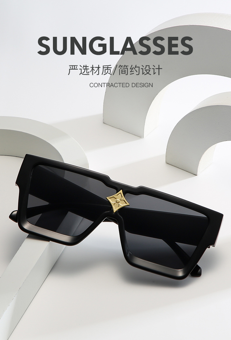 Sunglasses Oversized Square - Men's and Women's Trend New Large