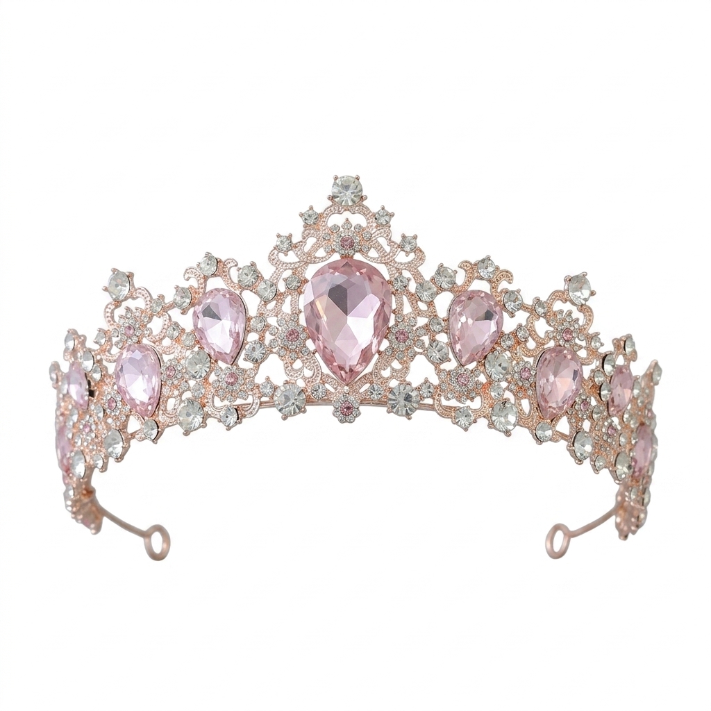 Women'S Wedding Accessories - Elegant Tiara Hairband for Bridal Wedding