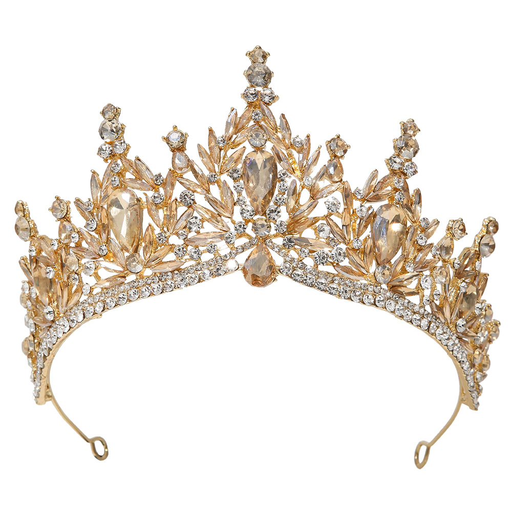 Women'S Hair Accessories Wedding - Elegant Baroque Crown Headband for Women