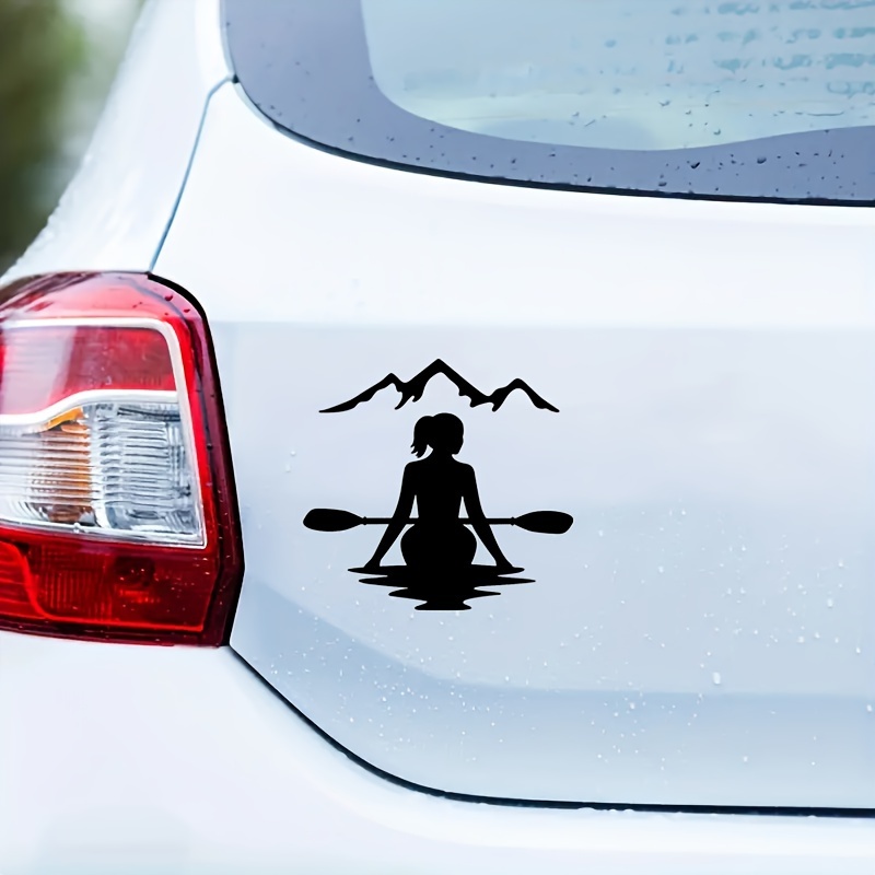 1pc Women Kayaker Car Sticker  - đánh giá và giá Women'S Kayak Accessories