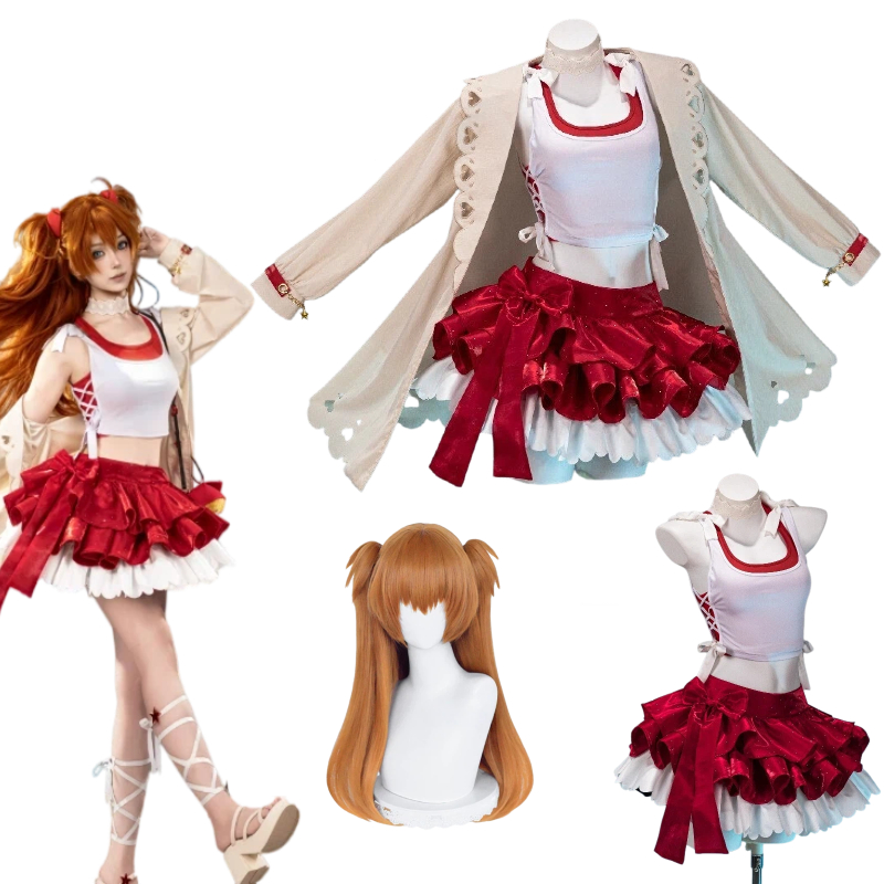 Anime Asuka Cosplay Langley So - đánh giá và giá Women'S Red Accessories