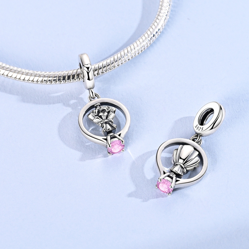 925 Silver Charm Bead Rotatabl - đánh giá và giá Women Accessories Bouquet