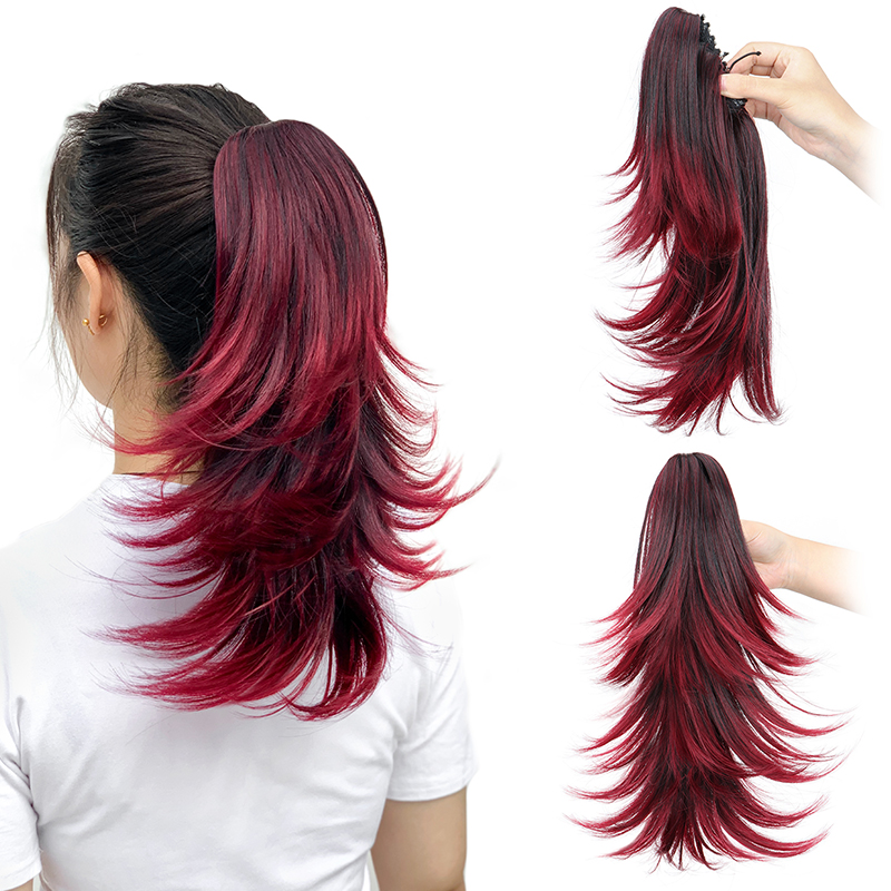 14Inch Synthetic Short Curly L - đánh giá và giá Hair Claw Clip Set