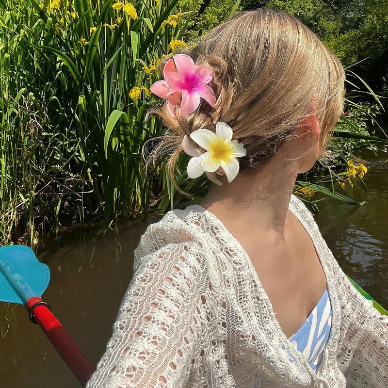 2026 New Vacation Egg Flower H - đánh giá và giá Hair Claw Clip Set