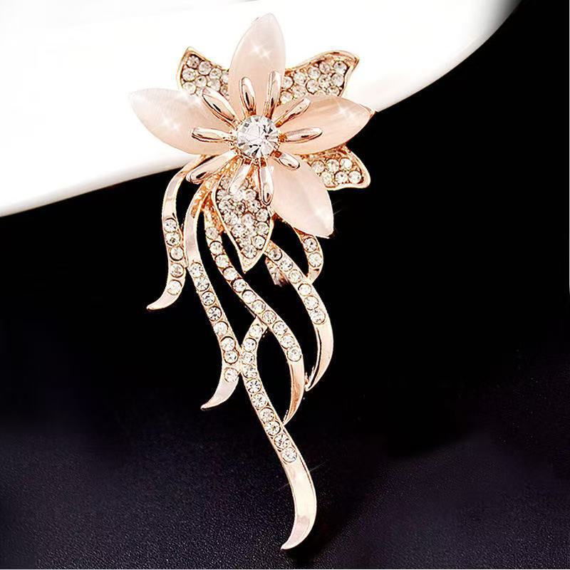 Vintage Cat's Eye Stone Orchid - đánh giá và giá Women Accessories Bouquet