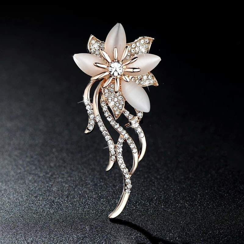 Vintage Cat's Eye Stone Orchid - đánh giá và giá Women Accessories Bouquet