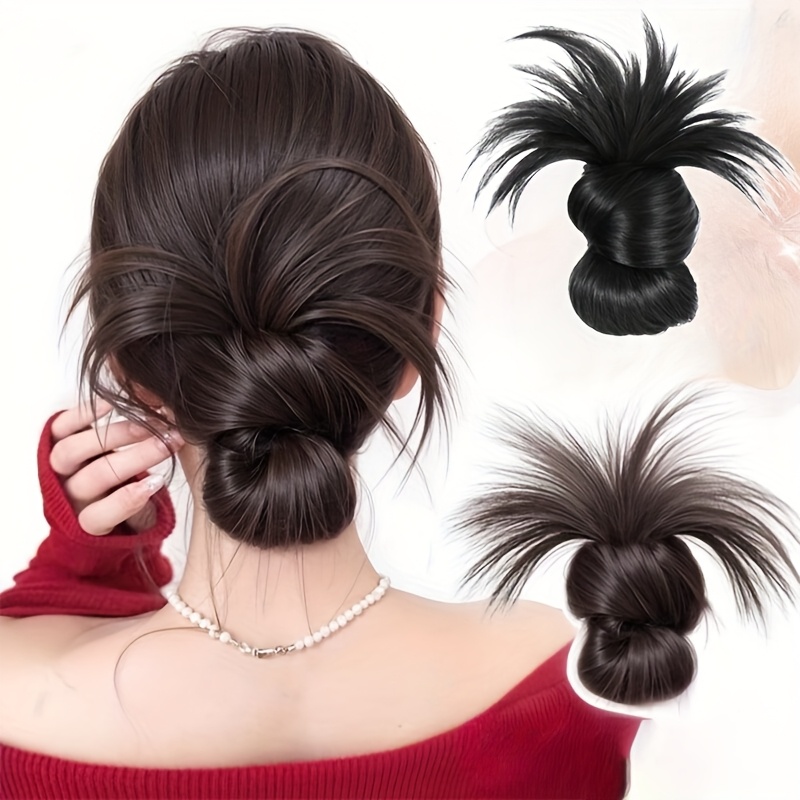 Low Synthetic Bun Ponytail Hai - đánh giá và giá Hair Claw Clip Set