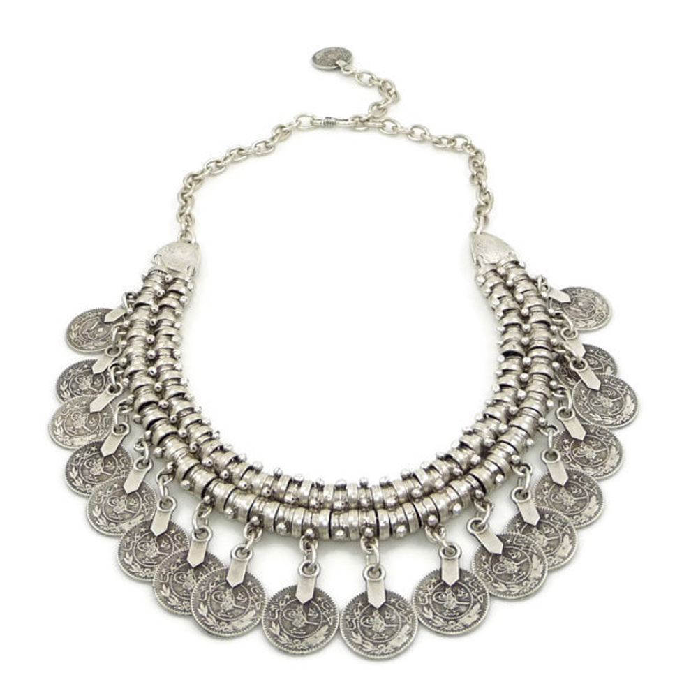 Vintage Alloy Coins Tassel Cho - đánh giá và giá Women Accessories Pakistan