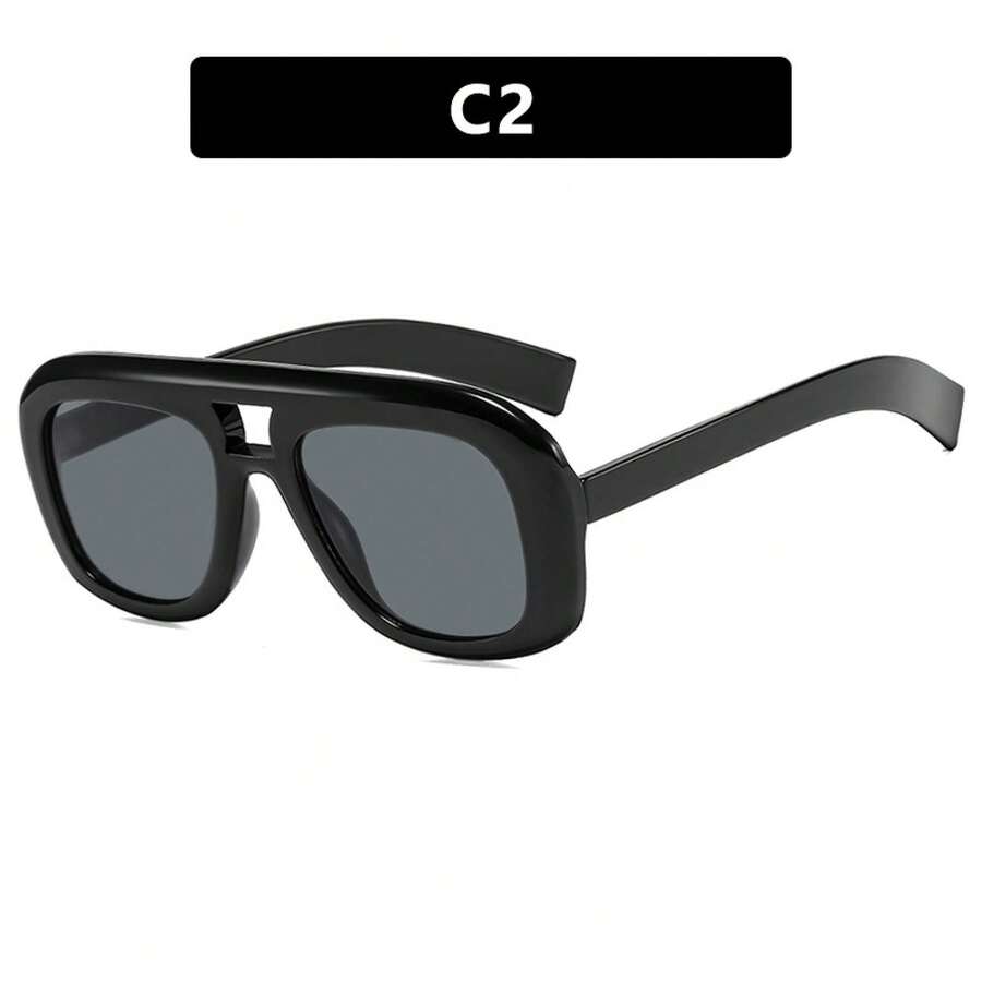 Double Bridge Oversized Square - đánh giá và giá Sunglasses Oversized Square