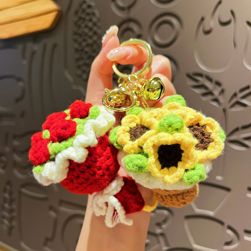 Knitted Bouquet Car Accessorie - đánh giá và giá Women Accessories Bouquet