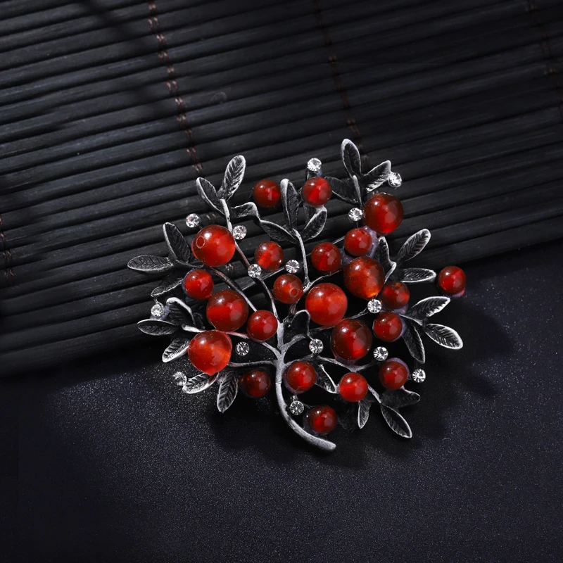 Viên Ngọc Đỏ Cây Trâm Cài Đá T - đánh giá và giá Women Accessories Bouquet