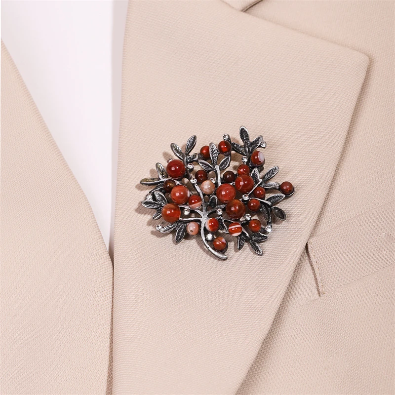 Viên Ngọc Đỏ Cây Trâm Cài Đá T - đánh giá và giá Women Accessories Bouquet