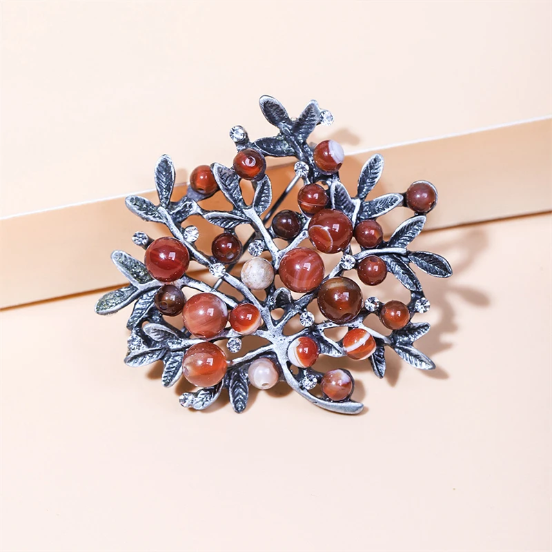 Viên Ngọc Đỏ Cây Trâm Cài Đá T - đánh giá và giá Women Accessories Bouquet