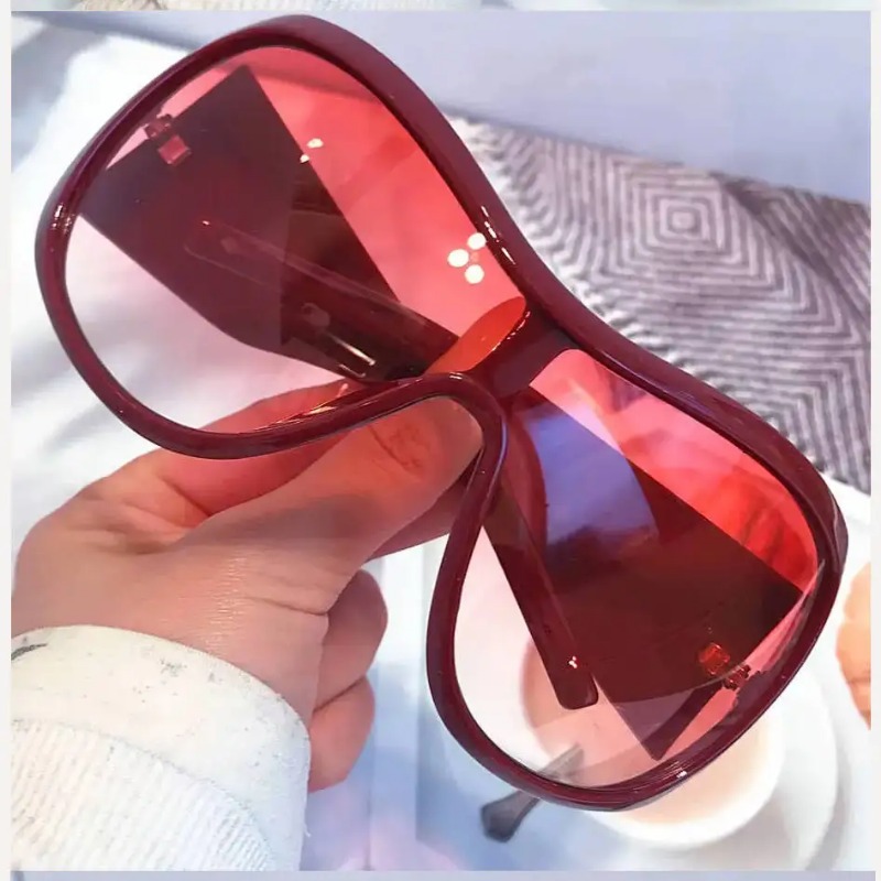 One Piece Oversized Y2K Sungla - đánh giá và giá Sunglasses Oversized Square
