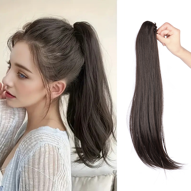 Elegant Synthetic Ponytail Wom - đánh giá và giá Hair Claw Clip Set