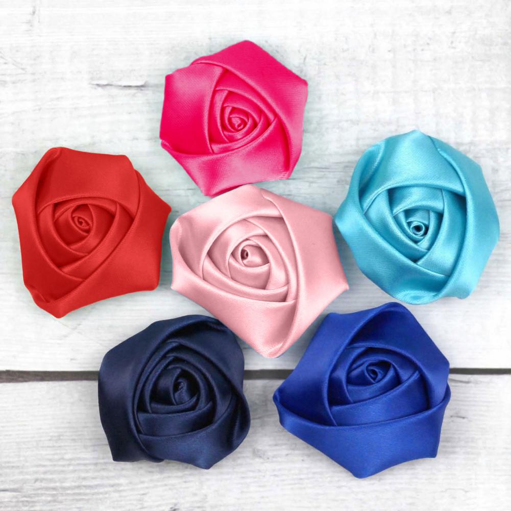6Pcs Corsage Handmade Satin Ro - đánh giá và giá Women Accessories Bouquet