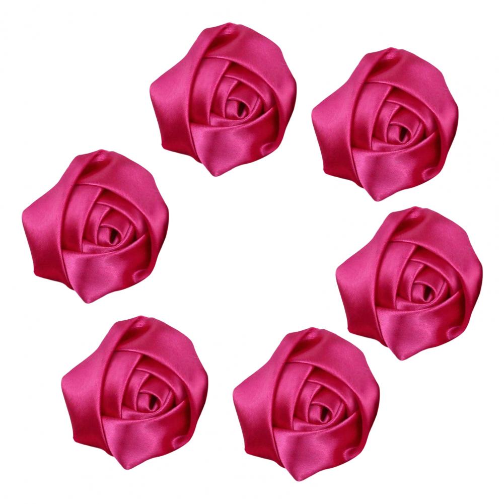 6Pcs Corsage Handmade Satin Ro - đánh giá và giá Women Accessories Bouquet