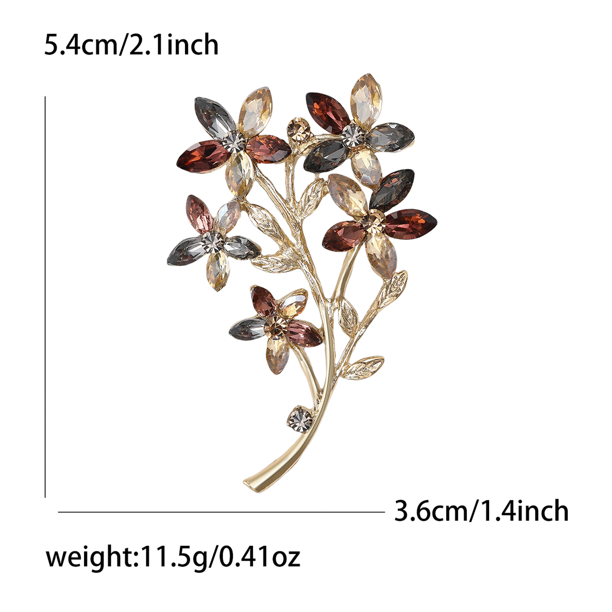Beaut&Berry Luxury Rhinestone  - đánh giá và giá Women Accessories Bouquet