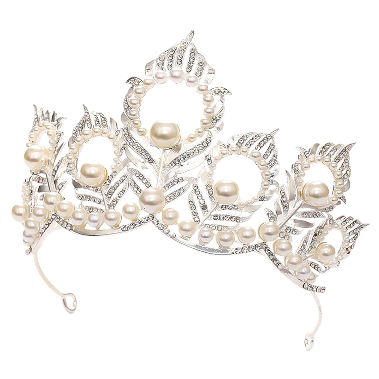 Pearl Crown Headpiece With Pea - đánh giá và giá Women'S Wedding Accessories
